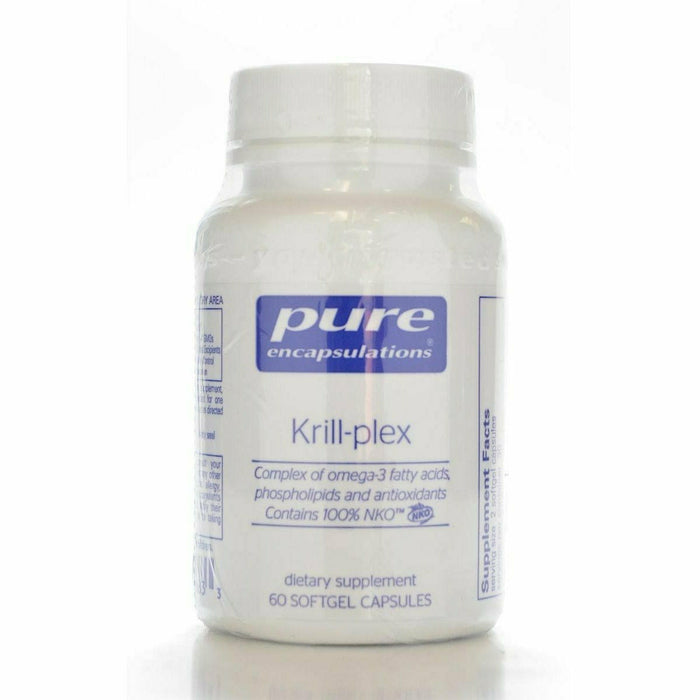 Pure Encapsulations, Krill-plex 500 mg 60 gels