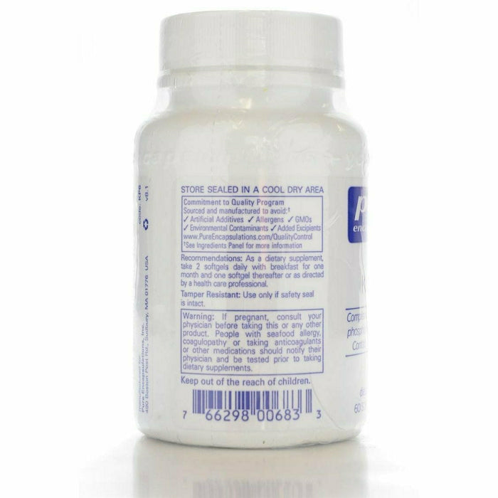 Pure Encapsulations, Krill-plex 500 mg 60 gels Recommendations