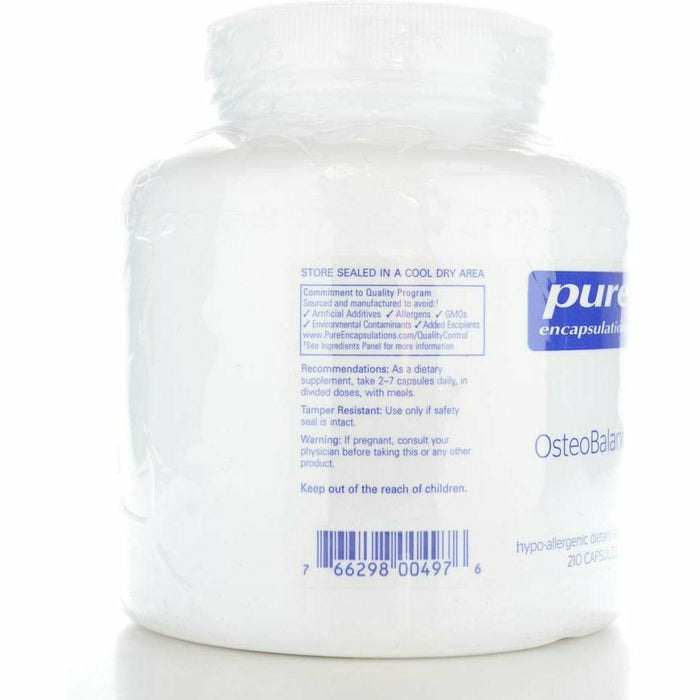 Pure Encapsulations, OsteoBalance 210 capsules Recommendations
