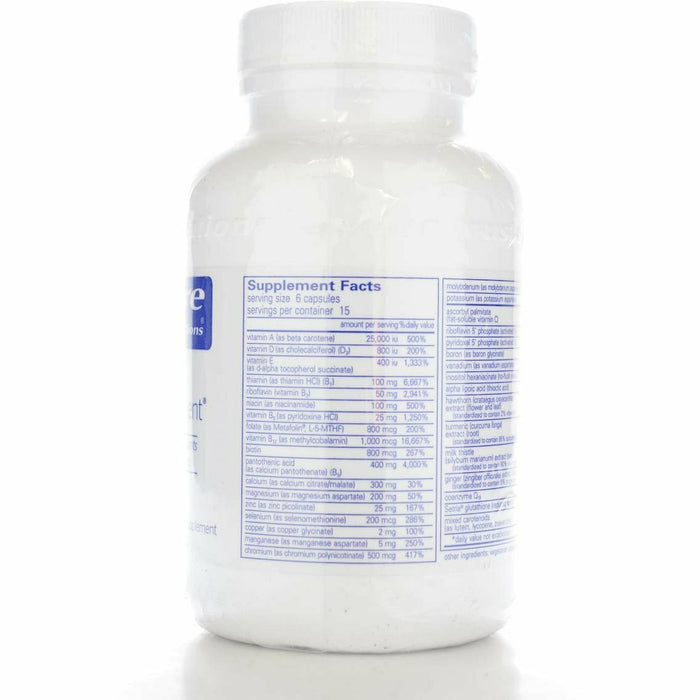 Pure Encapsulations, UltraNutrient 90 capsules Supplement Facts (1)