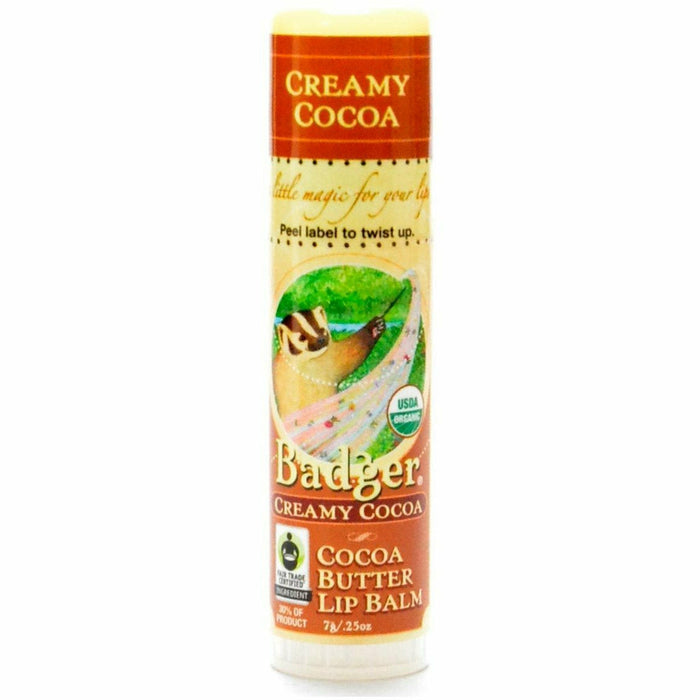Creamy Cocoa Butter Lip Balm .25oz by W.S Badger Company