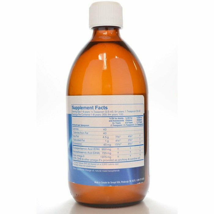 Finest Pure Fish Oil 16.9 fl oz (500 ml) by Pharmax