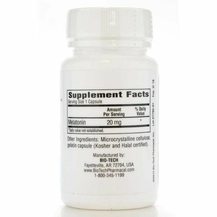 Melatonin 20 mg 100 caps by Bio-Tech