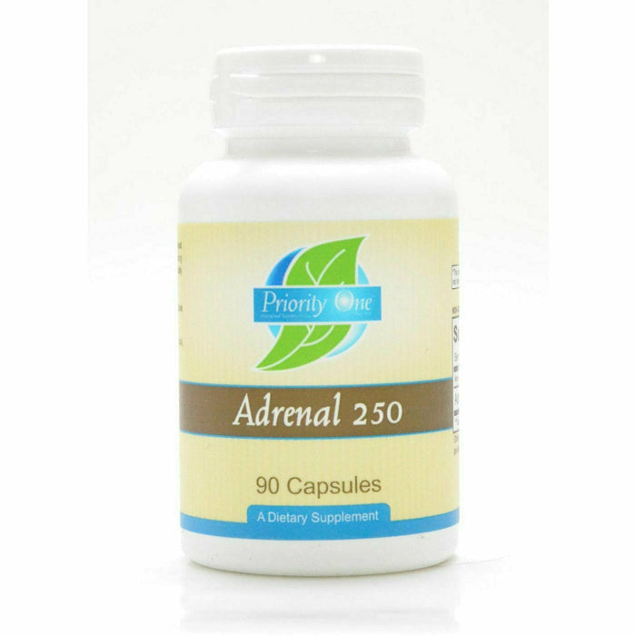 Priority One Vitamins, Adrenal 250 mg 90 caps