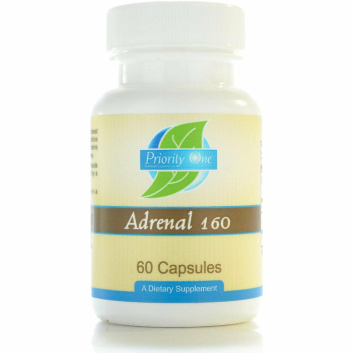 Priority One Vitamins, Adrenal 160 mg 60 caps