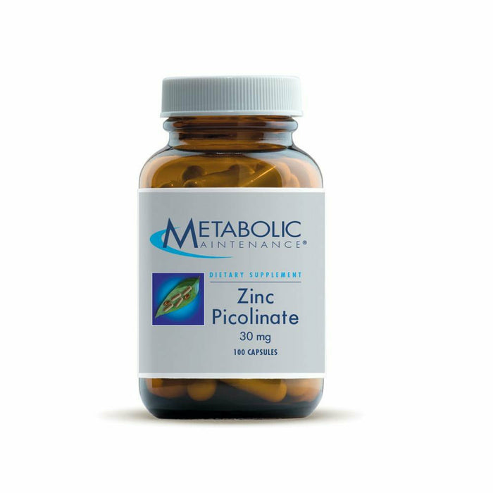 Metabolic Maintenance, Zinc Picolinate 30 mg 100 Caps 