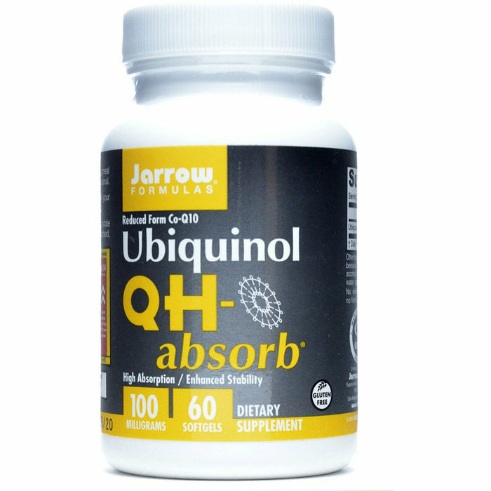 Jarrow Formulas, Ubiquinol QH-Absorb 100 mg 60 softgels