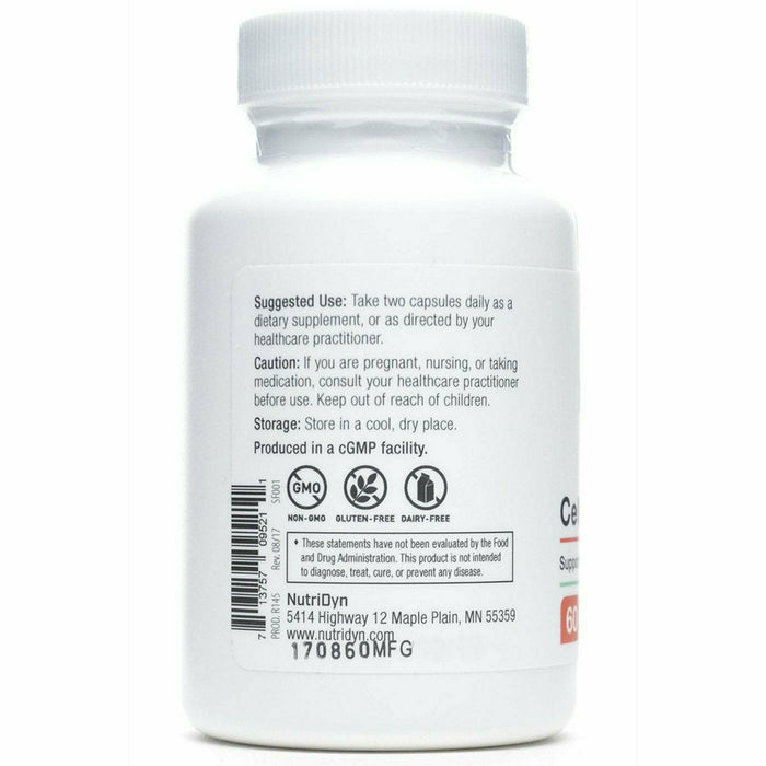 Nutri-Dyn, Cellular Energy 60 capsules Suggested Use Label