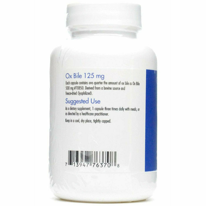 Allergy Research Group, Ox Bile 125 mg 180 vcaps