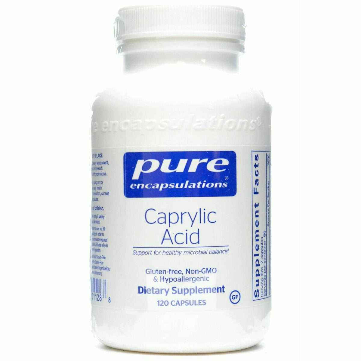 Caprylic Acid 800 mg 240 Caps - Pure Encapsulations | Blue Sky Vitamin