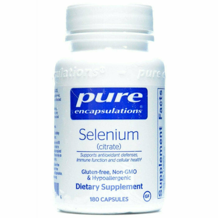 Pure Encapsulations, Selenium (citrate) 200 mcg 180 vcaps