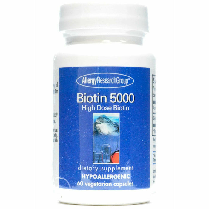 Allergy Research Group, Biotin 5000 mcg 60 caps