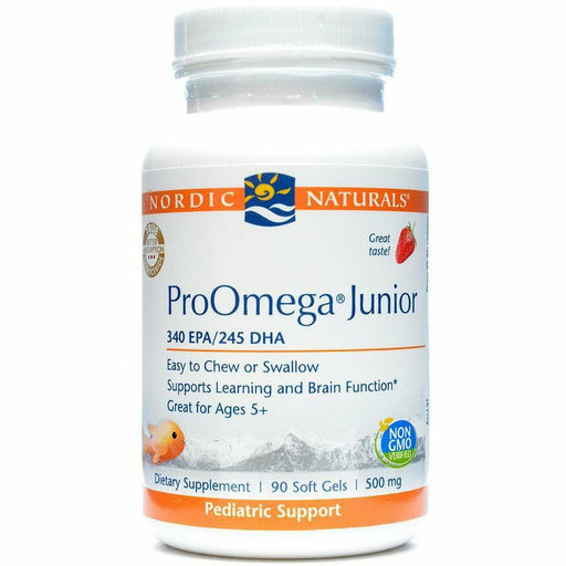 Nordic Naturals, ProOmega Junior Strawberry 500mg 90 gel