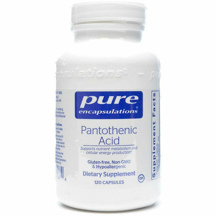 PURE ENCAPSULATIONS, Pantothenic Acid 120 vcaps