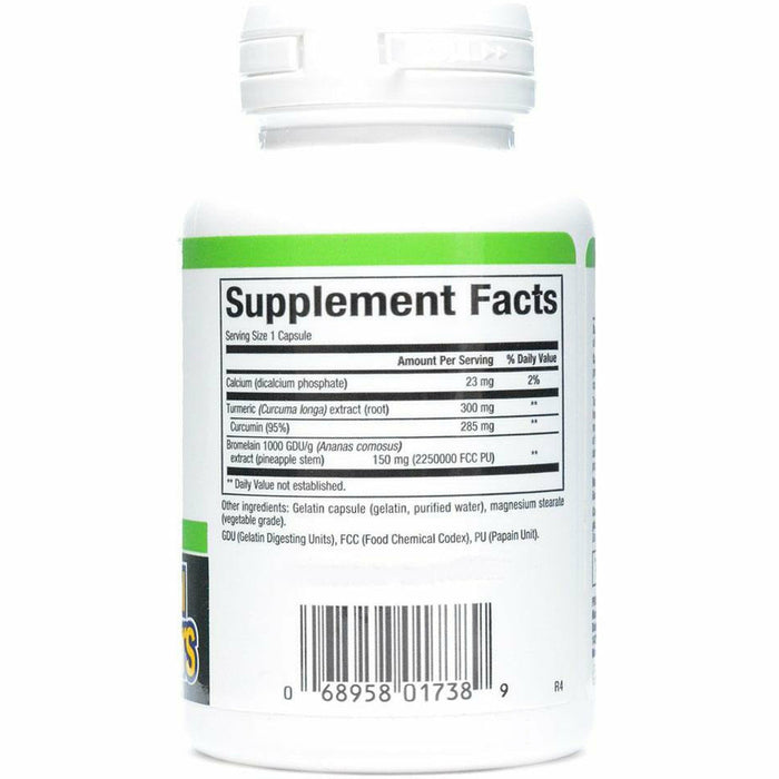 Turmeric & Bromelain 450 mg 90 caps by Natural Factors