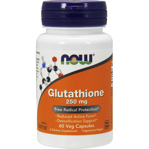 NOW, L-Glutatione 250 mg 60 vcaps