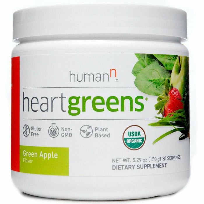 HumanN, HeartGreens Green Apple 5.29 oz (30 Servings)