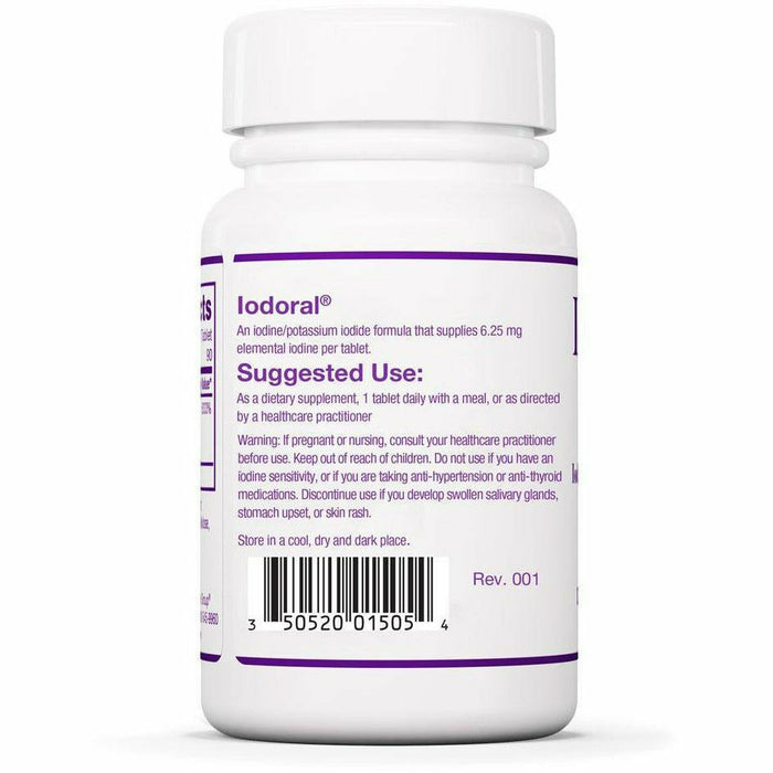 Iodoral 6.25 mg 90 tabs by Optimox Suggested Use