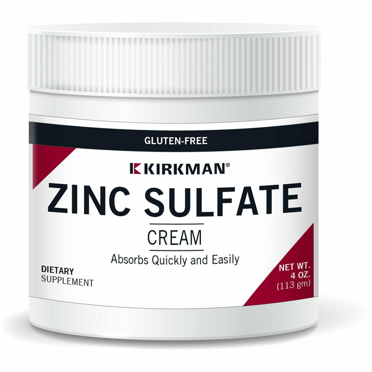 kirkman glutathione cream Zinc Sulfate Topical Cream | 4 oz