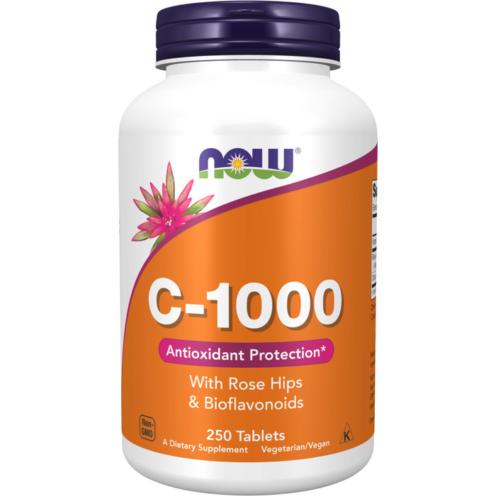 C-1000 with Rose Hips & Bioflavanoids 250 tabs by NOW
