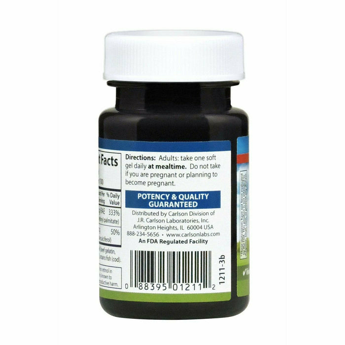 Vitamin A & D 100 gels by Carlson Labs