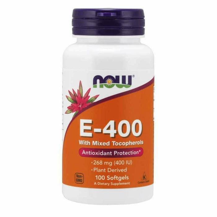E-400 (Mixed Tocopherols) 100 softgels by NOW