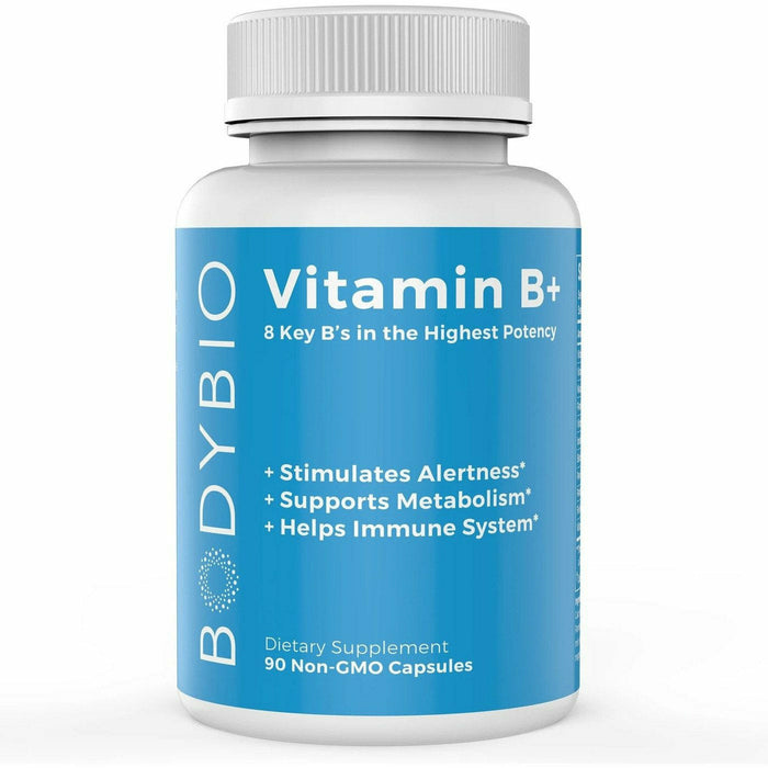 BodyBio, B Vitamins Hi Potency 90 caps