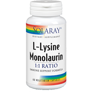L-Lysine Monolaurin 1:1 Ratio | 60 vegcaps | Solaray Blue Sky Vitamin L-Lysine Monolaurin 1:1 Ratio | 60 vegcaps | Solaray Blue Sky Vitamin