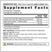 Kyolic Red Yeast Rice Plus CoQ10 75 caps by Wakunaga Supplement Facts Label