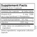 5-HTP 50 mg 60 caps by Metabolic Maintenance Supplement Facts Label
