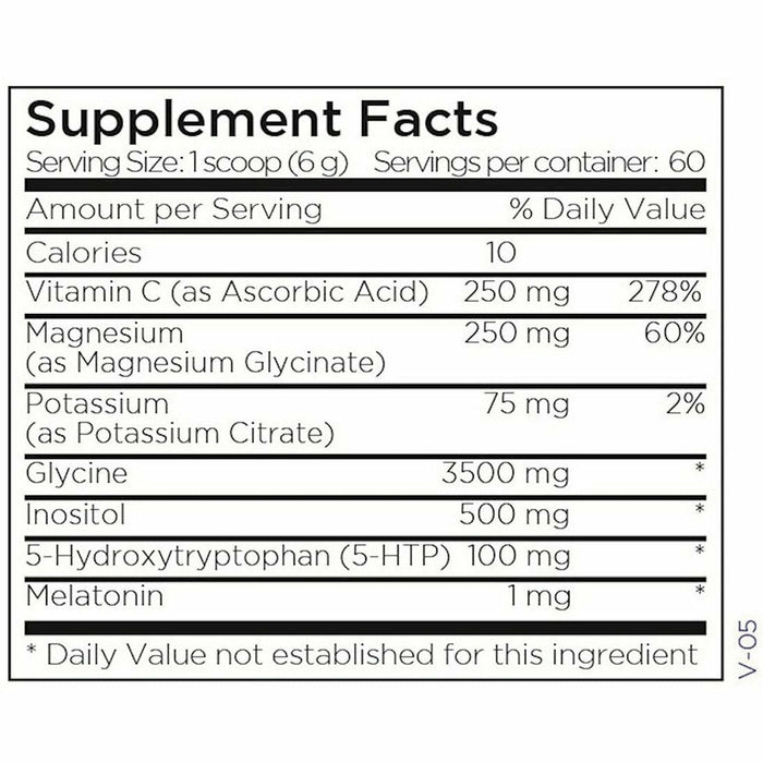 R.E.M. Maintenance 366 gms by Metabolic Maintenance Supplement Facts Label