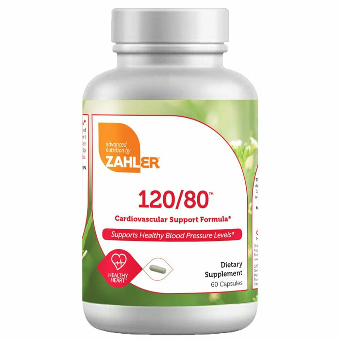 Advanced Nutrition by Zahler, 120/80 Blood Pressure 60 Capsules