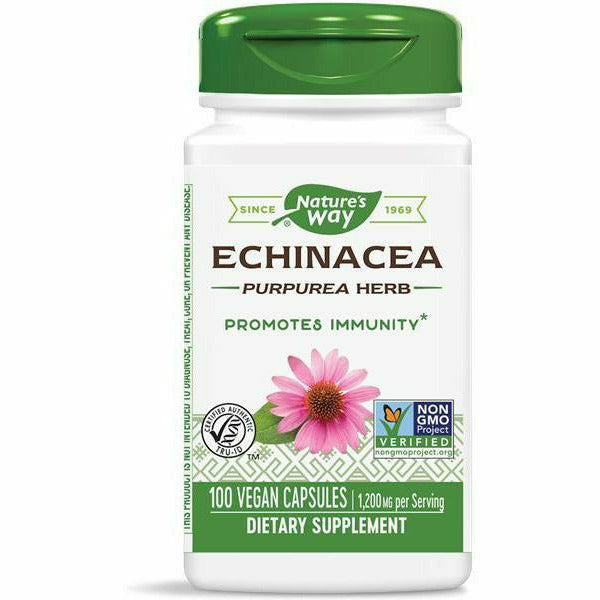 Nature's Way, Echinacea Purpurea Herb 400 mg 100 caps