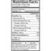 Garlic Paprika Superfood Dressing 8 fl oz by Foods Alive Nutrition Facts Label