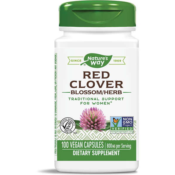 Red Clover Blossoms 100 caps by Nature's Way