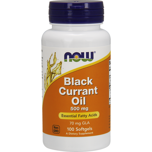 NOW, Black Currant Oil 500 mg 100 softgels