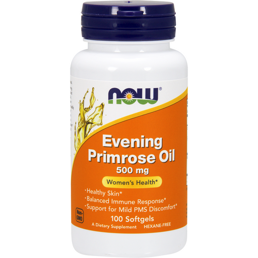 NOW, Evening Primrose Oil 500 mg 100 softgels