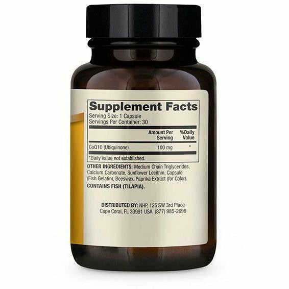 Liposomal CoQ10 100 mg 30 caps by Dr. Mercola Supplement Facts
