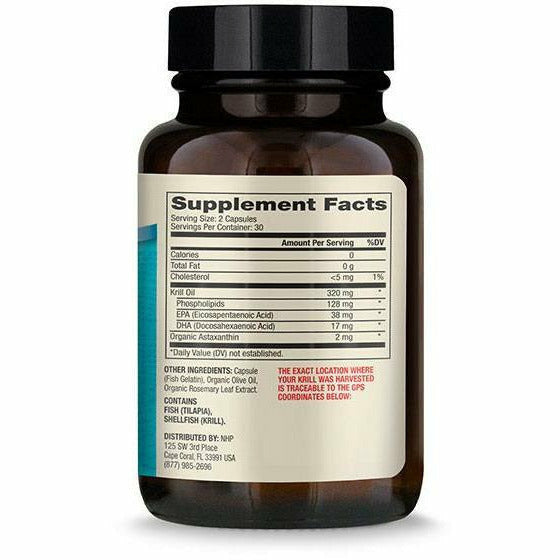 Krill Oil of Kids 320 mg 60 caps by Dr. Mercola Supplement Facts