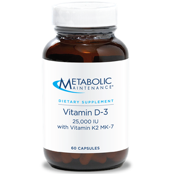 Metabolic Maintenance, Vitamin D-3 w/ K2 MK-7 60 caps