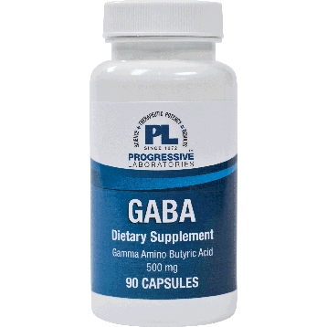 GABA 500 mg 90 caps by Progressive Labs