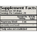 Wise Woman Herbals, Oat (Avena sativa) 2 fl. oz. Supplement Facts Label