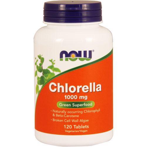 NOW, Chlorella 1000 mg 120 tabs