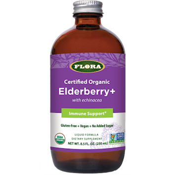 Flora, Elderberry+ Liquid Formula 8.5 fl oz