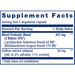 Florassist Mood Improve 30 vcaps by Life Extension Supplement Facts Label