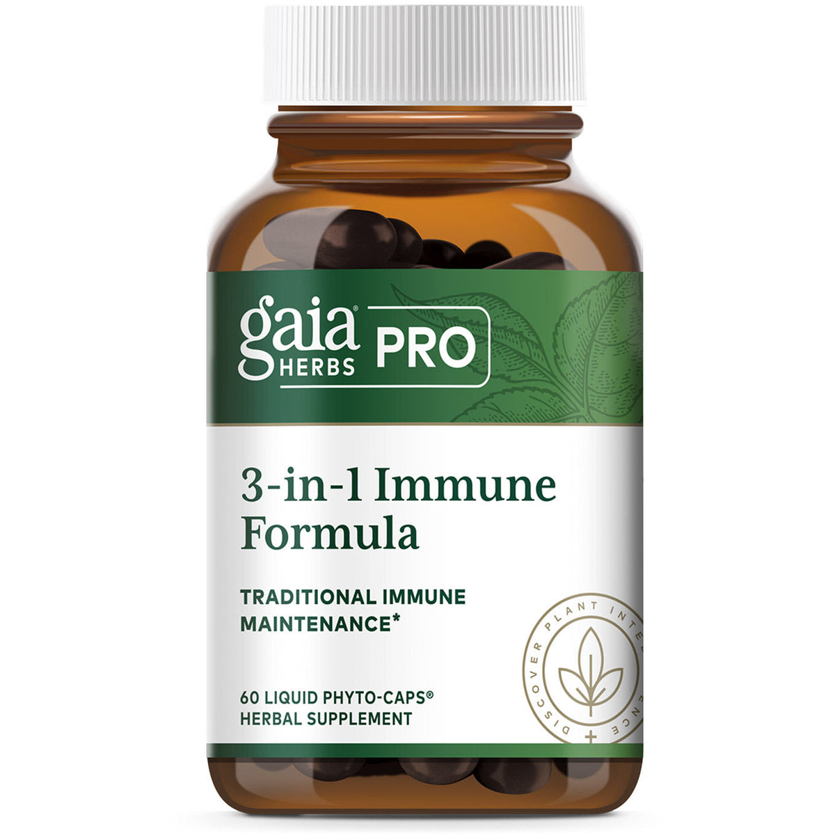 3-in-1 Immune Formula | 60 lvcaps | Gaia Herbs Pro — Blue Sky Vitamin