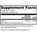 Global Healing, Selenium 60 capsules Supplement Facts Label