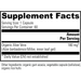 Global Healing, Aloe Vera 60 caps Supplement Facts Label