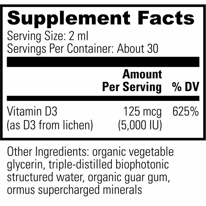 Vitamin D3 2 fl. oz. by Global Healing