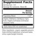 Global Healing, Elderberry & Echinacea 2 fl. oz. Supplement Facts Label